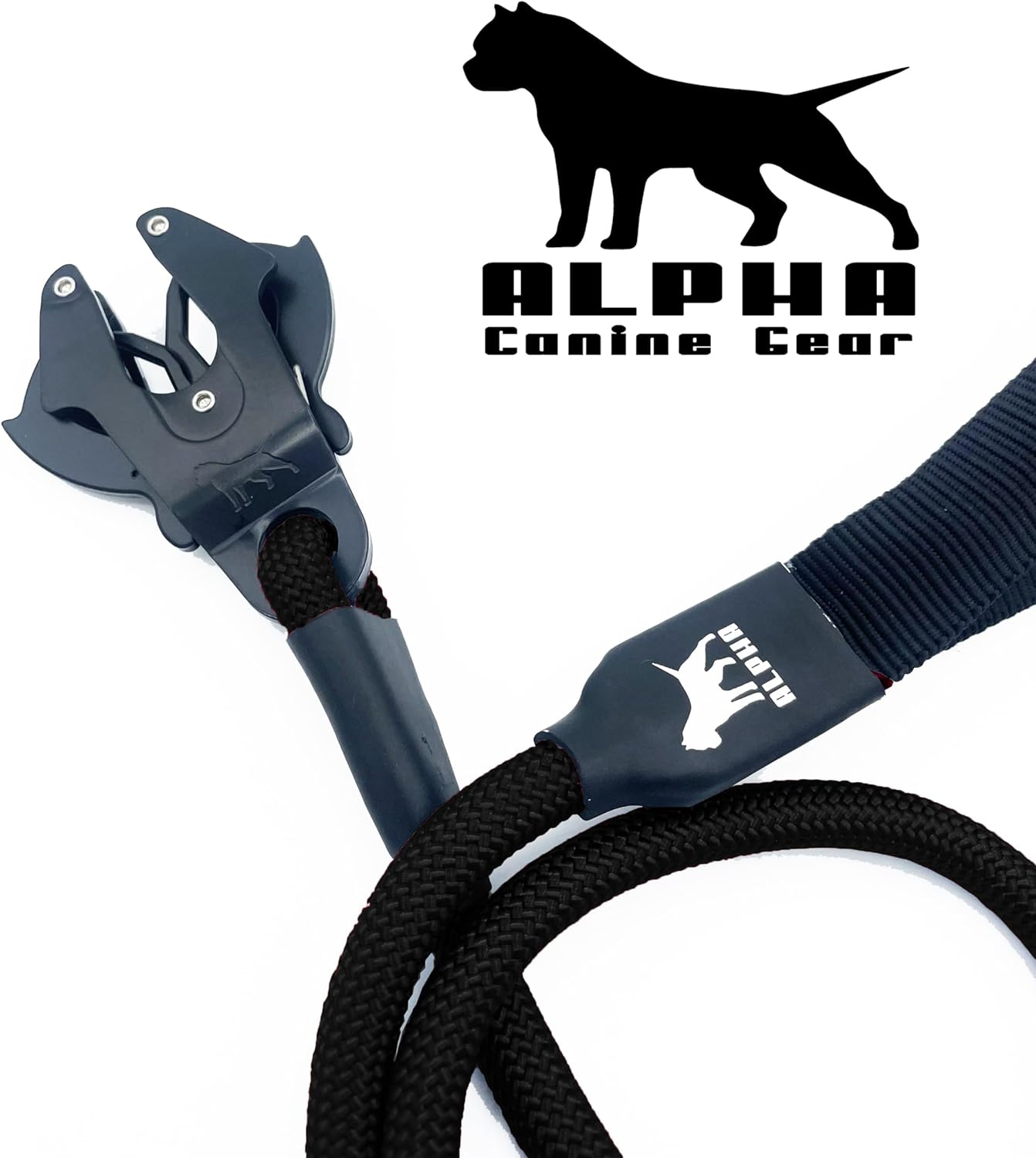 Tactical Rope Lead - Black