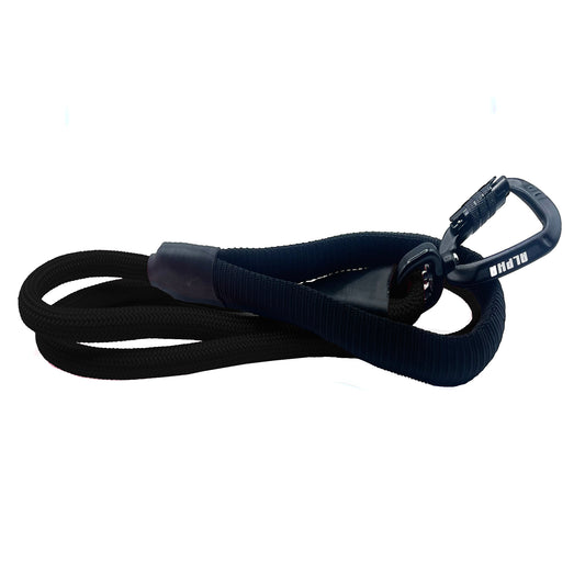 Alpha Canine Gear | Carabiner Dog Rope Lead - 1.2m Lead with Twist-Locking Mountaineering Buckle