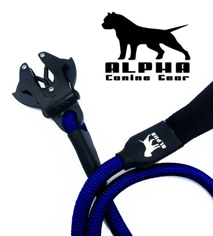 Tactical Rope Lead - Blue