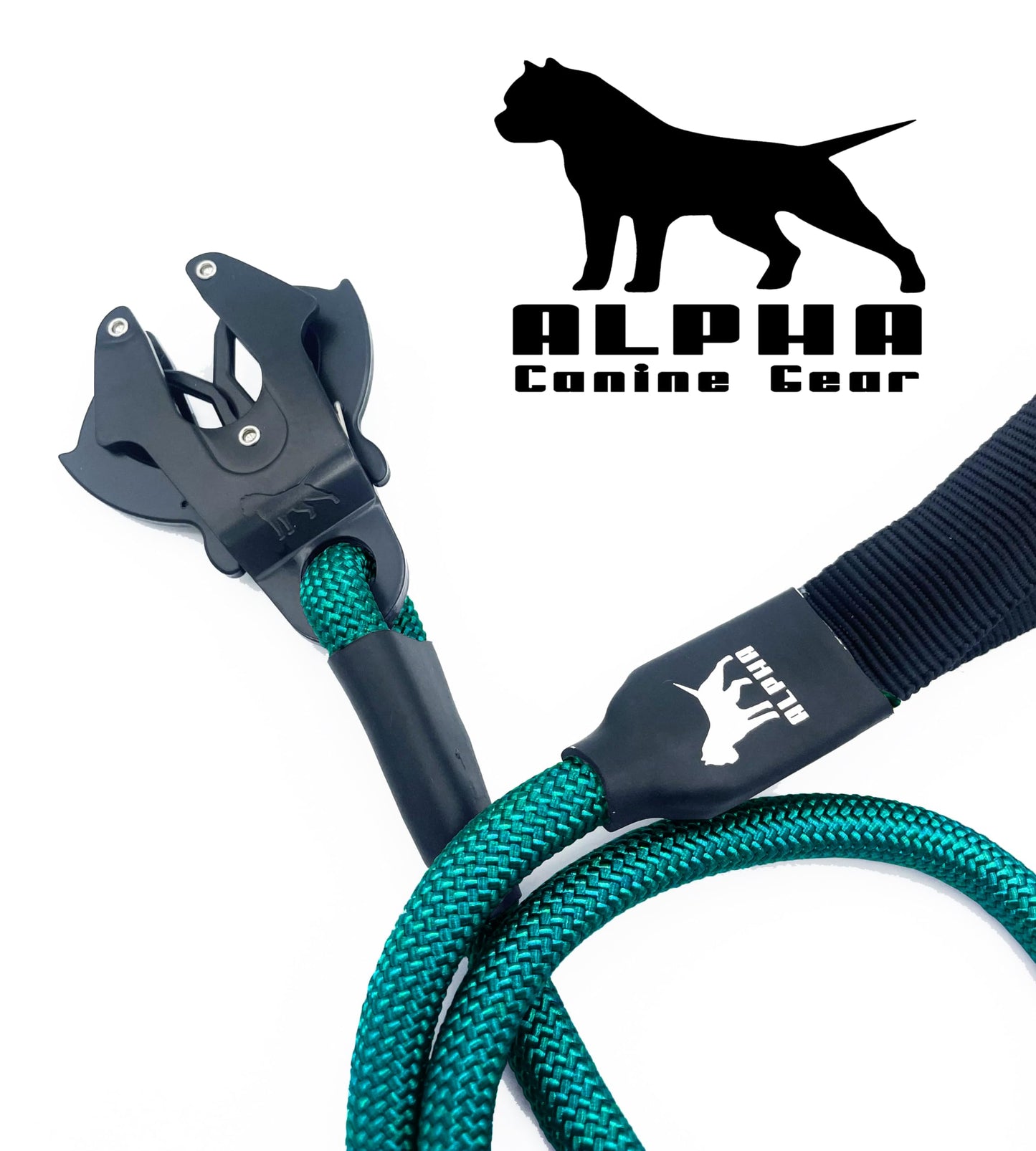 Tactical Rope Lead - Cyan