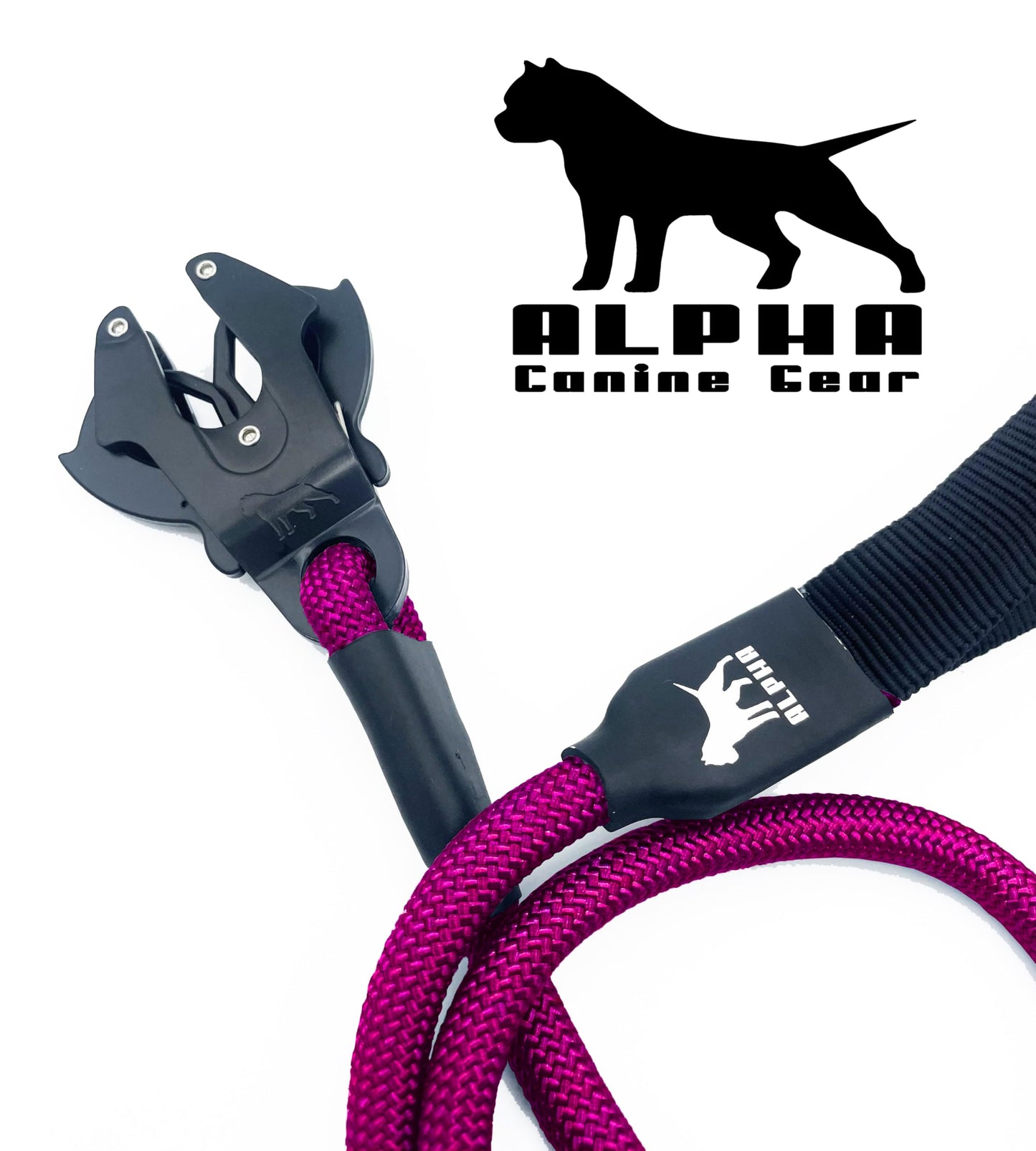 Tactical Rope Lead - Magenta