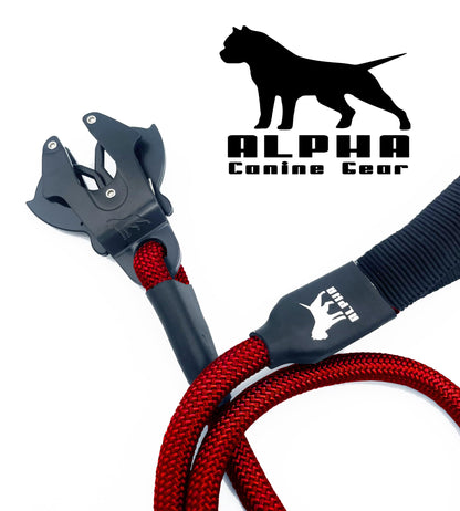 Tactical Rope Lead - Red