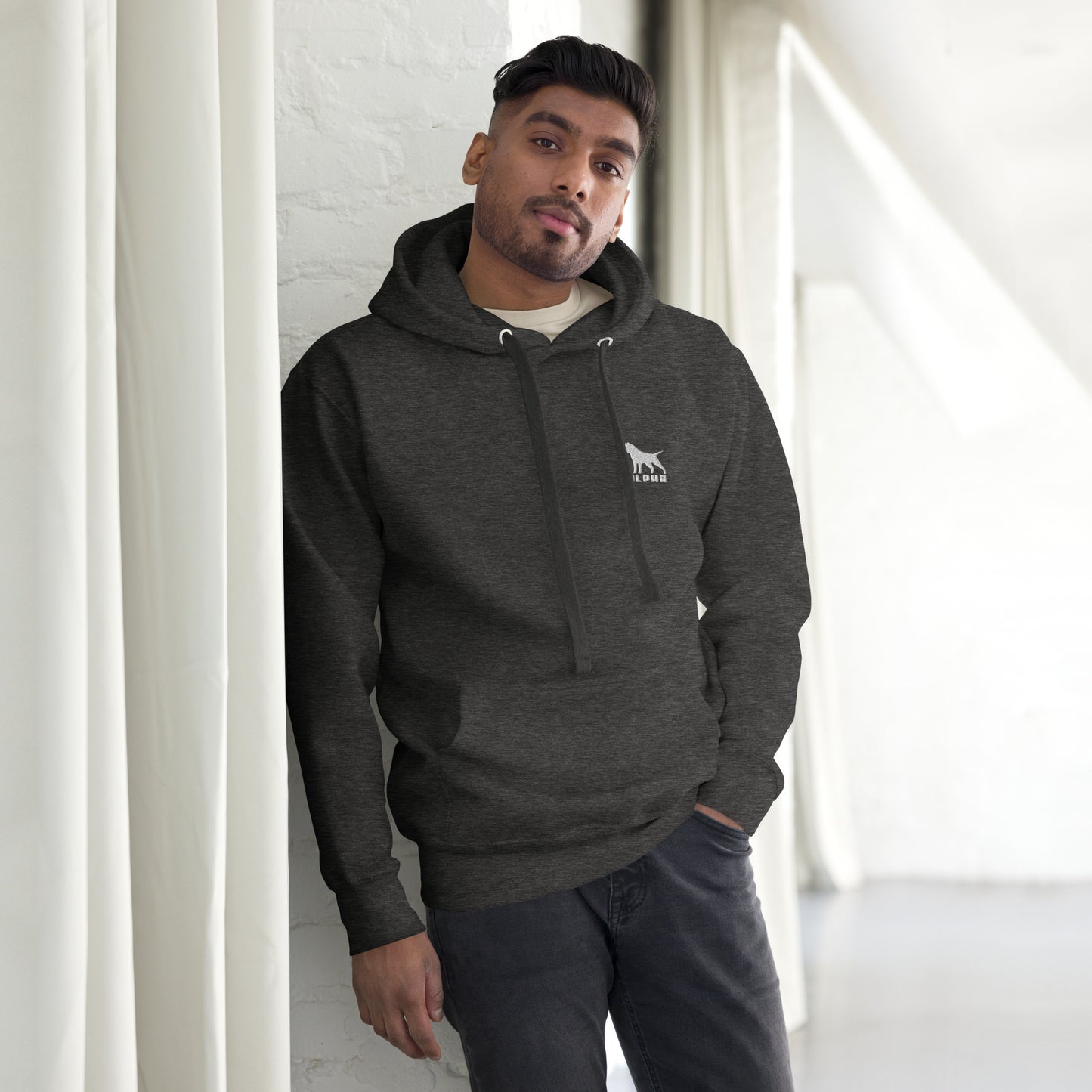 Alpha Hoodie - Charcoal Heather