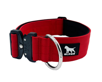 5cm Tactical Collar - Red